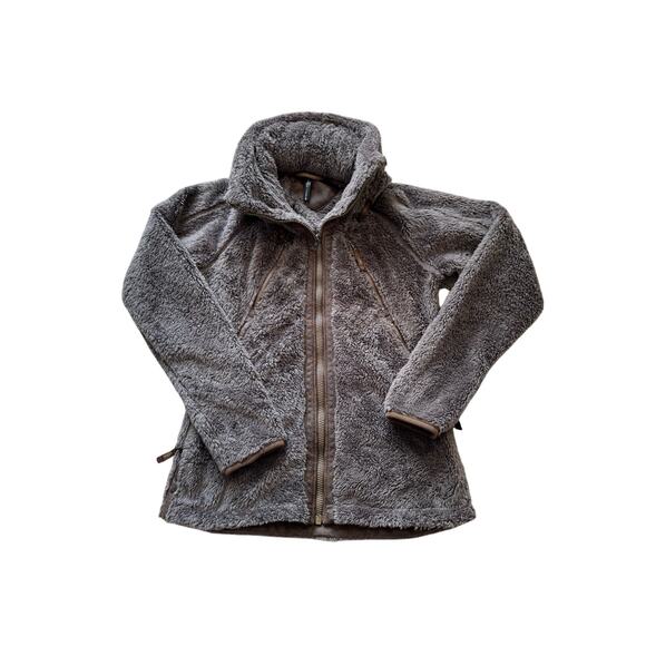 Womens KUHL Flight Fleece zip up jacket, hidden hood; size small - Picture 3 of 16